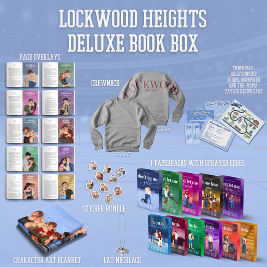 Promotional image for Kelsie Rae book box deluxe with merch